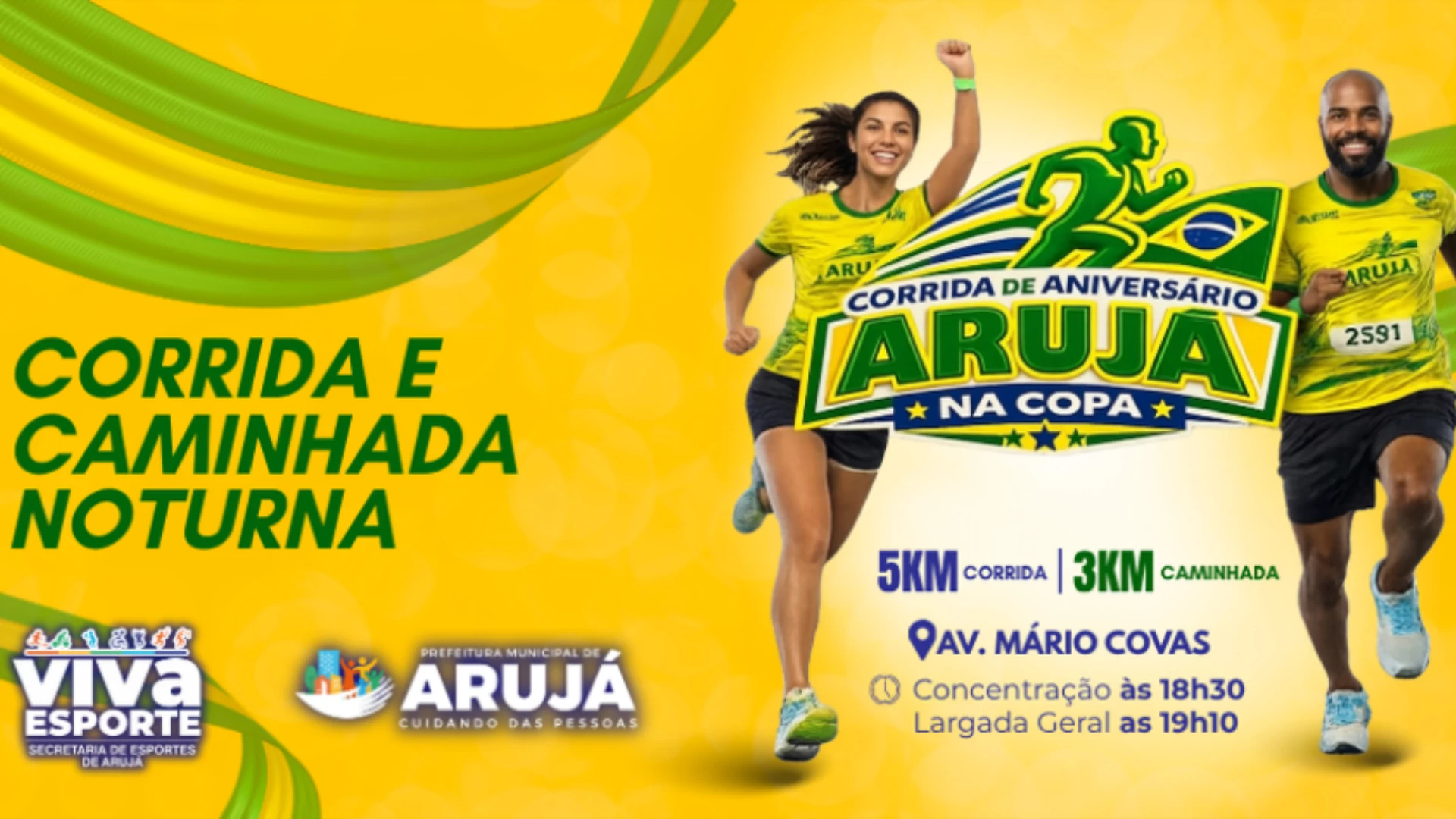 Corrida e Caminhada Noturna