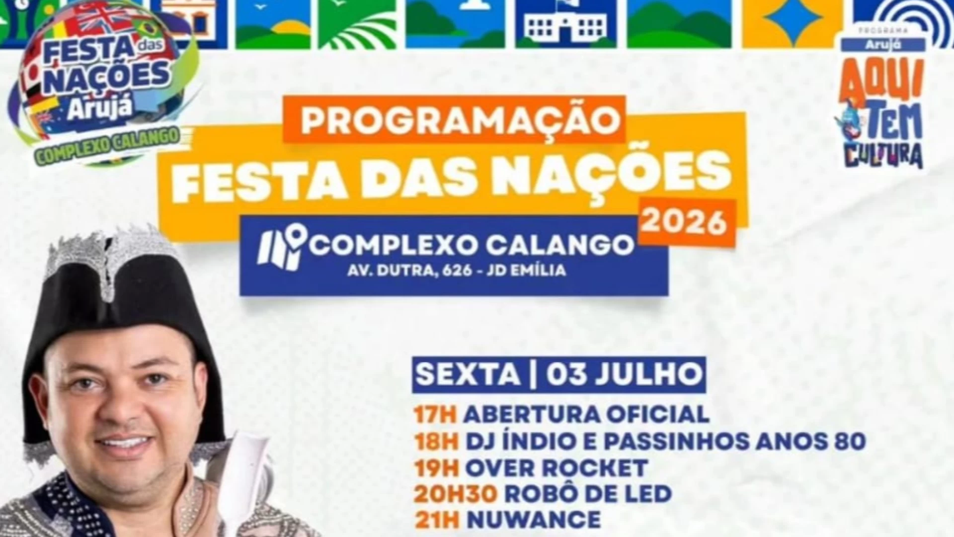 Festa das Nações no Complexo Calango